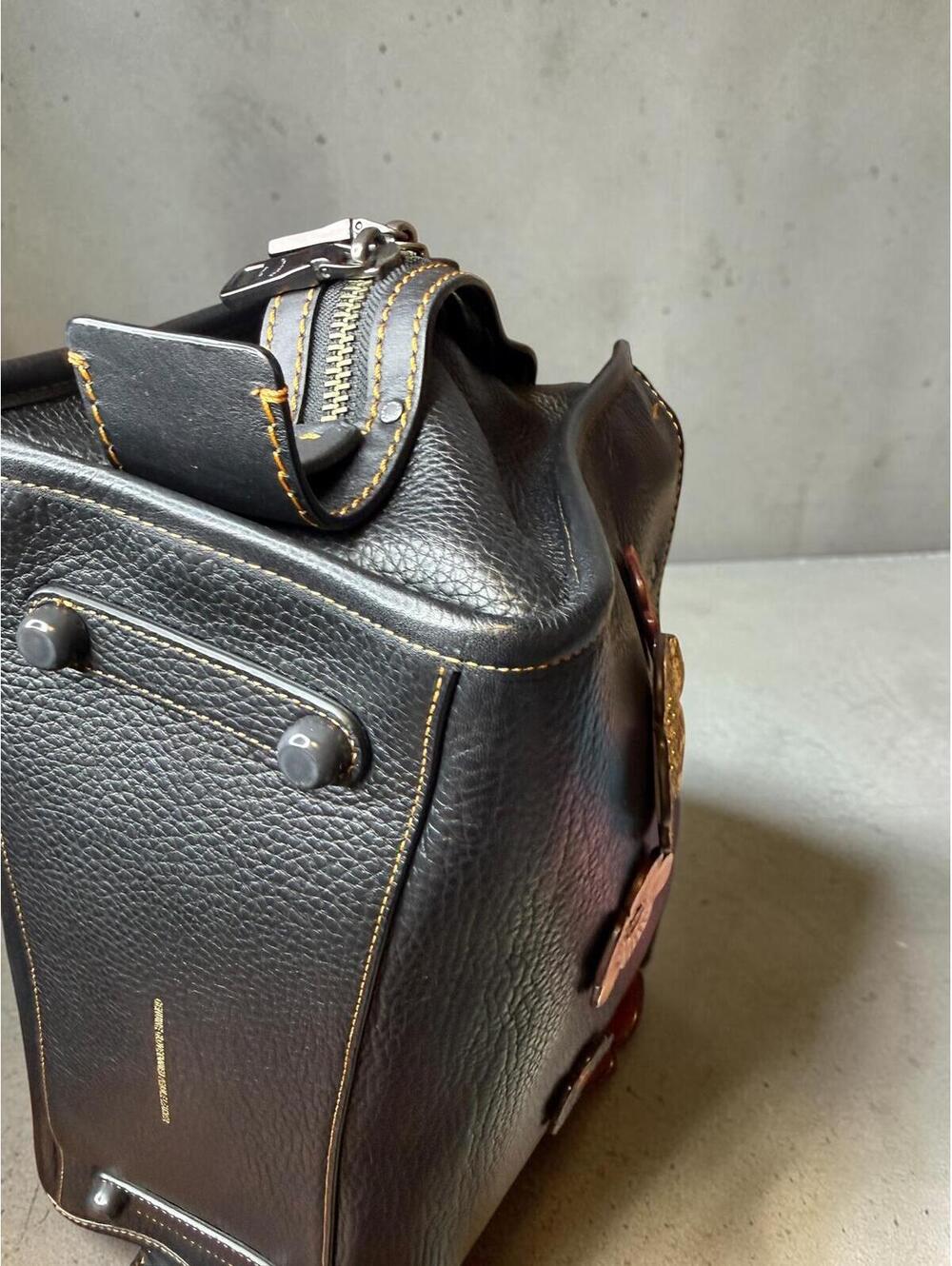 Coach Rogue 31 with Tea Rose Flowers, Glove-Tanned Leather Satchel Rare - Picture 10 of 15